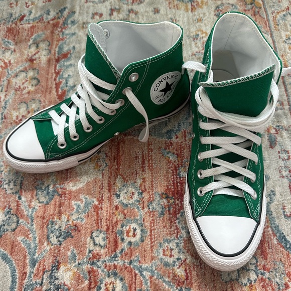 Amazon Green Converse High Tops - Picture 6 of 7